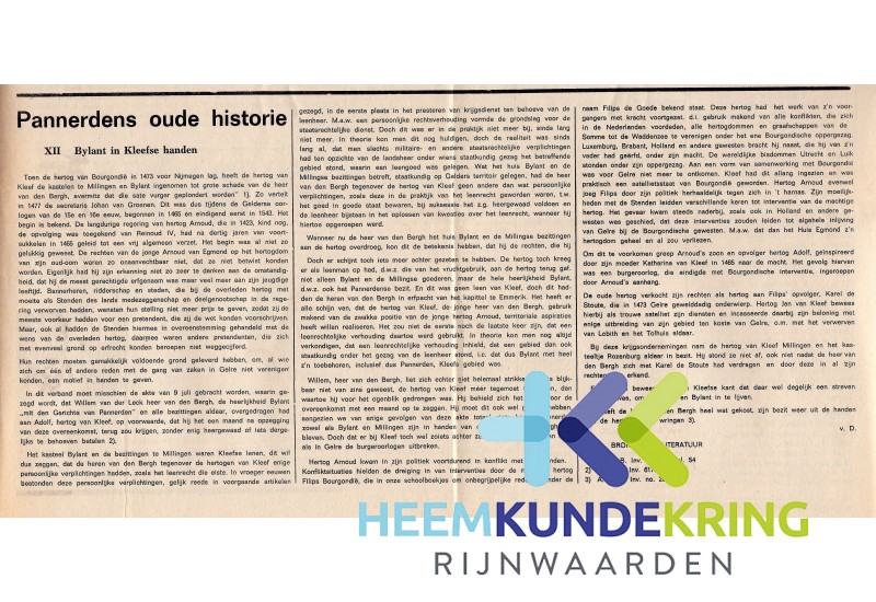 Pannerden Liemers Lantaren 10-01-1969 Historie pannerden